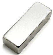 SILNÝ NEODYMOVÝ TALÍROVÝ MAGNET 40x15x10mm 1 ks.