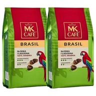 MK Cafe Brasil zrnková káva 100% Arabica 2x400g