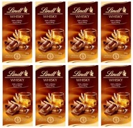 8x100g LINDT Čokoláda s whisky náplňou