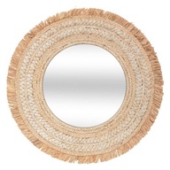 okrúhle BOHO ORIENTÁLNE ZRKADLO závesné CELIA 68 cm