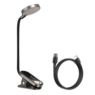 Baseus mini lampa LED lampa s klip šedou (DGRAD-0G)