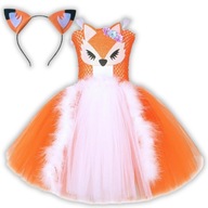 FOX OUTFIT FOX ŠATY LISICA TULLE TUTU ŠATY 122 128 134