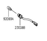 KAWASAKI ER6 12-16 DRŽIAK ŽIAROVKY TESNENIE LAMP