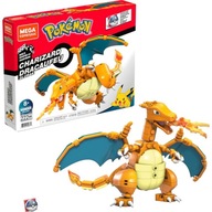 MEGA BLOKY BLOKY POKEMON CHARIZARD OHEŇ BOJ POHYBLIVÁ POSTAVA 222 EL.