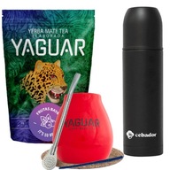 Yerba Mate Yaguar 500g Yerbomos All In One Set