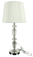 54c WHITE CRYSTAL SILVER LAMP Lampa Glamour