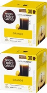 Kávové kapsule Nescafe Dolce Gusto Grande 30 ks x2