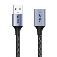 Predlžovací kábel USB 3.0, USB-USB, M-F 1m (čierny)