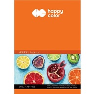 Happy Color akrylový blok A3 10k 360g plátno