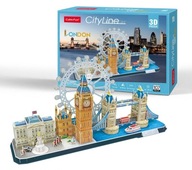 3D PUZZLE CITYLINE LONDÝN Eye London Big Ben