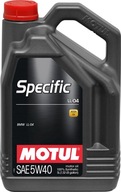 MOTUL OLEJ 5W40 5L SPECIFIC LL04 / C3 / Motul SPECIFIC LL-04 5W40 5L 5l