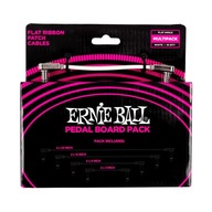 Sada 10 patch káblov Ernie Ball Flat Ribbon 6387