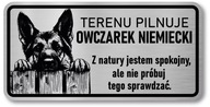 Pozor psov znak - nemecký ovčiak