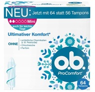 OB TAMPÓNY PRO COMFORT MINI 64 KUSOV