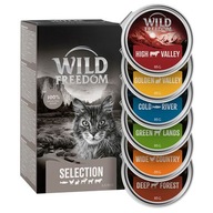 Zásobník na mokré krmivo pre mačky Wild Freedom Adult Mix Flavors 6 x 85 g