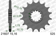 AFAM PREDNÉ OZNAČENIE #525 15 ZUB YAMAHA MT 07 A