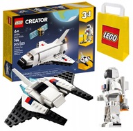 LEGO CREATOR Raketoplán 3v1 kozmonautský raketoplán so 144 kocikami 6+