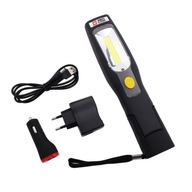 DIELENSKÉ LAMPA 3W COB + 6LED BEZDRÔTOVÁ SVATKA