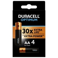 Duracell Optimum AA LR6 alkalické batérie 4 ks