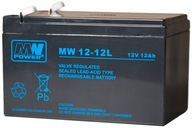 BATÉRIA PRIEMYSELNÁ MWPOWER 12-12L 12V 12AH MW 12AH 12 VMW12