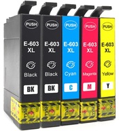 5x 603 XL ATRAMENT PRE EPSON XP-3100 WF-2810DWF XP-2150