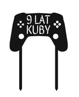 Narodeninový topper GAMEPAD PS4 ovládač PAD do hry ANY NAME NUMBER