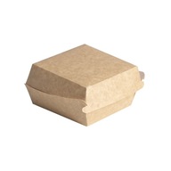 Kraft burger box 115x115x75mm 100 ks