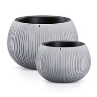 Kvetináč Bowl Concrete DKB290 180 Set 2v1