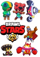 Tortová oblátka BRAWL STAR A4 cukrová potlač