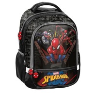Školský batoh Spiderman 19L pre chlapca čierny