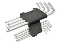 SADA KĽÚČOV TORX T10 - T50 9 kusov TORX KĽÚČ