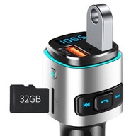 FM BLUETOOTH VYSIELAČ RÝCHLA NABÍJAČKA MP3 2XUSB