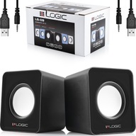 POČÍTAČOVÉ REPRODUKTORY 2.0 LOGIC LS-09 USB KONEKTOR 6W