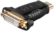 Adaptér HDMI zástrčka / DVI-D zásuvka 24+1 Goobay