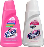 Vanish Oxi Action farba + biely Odstraňovač škvŕn 1L+1L