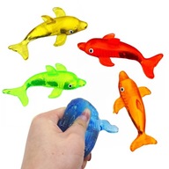 6x GNIOTEK ANTISTRESS GEL STICKY DELFIN PRANK