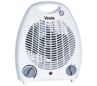 Vesta EFH01N 1000W 2000W Biely ventilátorový ohrievač