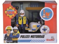 Motocykel SIMBA Fireman Sam Police + príslušenstvo