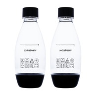 Plastová fľaša SodaStream 2 x 500 ml čierna