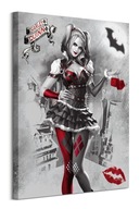 Umelecká potlač Batman Arkham Knight Harley Quinn 60x80 cm