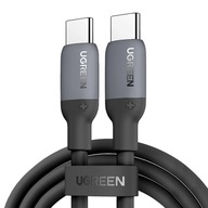 UZELENÝ SILNÝ KÁBEL USB-C NA USB C 2.0 RÝCHLE NABÍJANIE 60W 5A 1,5M