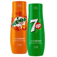 Sirupy do karbonizátora Sodastream Mirinda + 7UP