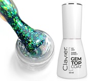 HYBRID TOP NO WIPE ÚDAJE GLITTER CLAVIER 10ML