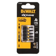 DT7380T Nárazové bity DEWALT T15x25mm Torsion 5ks