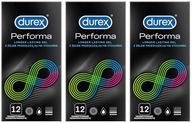 Durex PERFORMA kondómy odďaľujúce ejakuláciu 36 ks dlhý sex