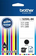 ATRAMENT ORIGINAL BROTHER LC529XL-BK ČIERNA LC525XL-BK