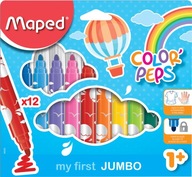 Jumbo markery Maped colorpeps v ranom veku 12 rokov