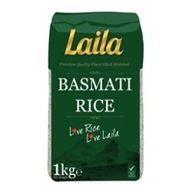 Ryža Basmati prémiovej kvality 1kg - Laila - PAKISTAN