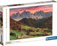 PUZZLE 2000 VAL DI FUNES HORY VRCHOLY POHĽAD NA TALIANSKO