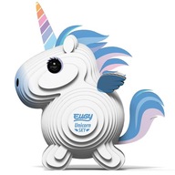 Ekologické 3D puzzle Unicorn Blue Wings Edu